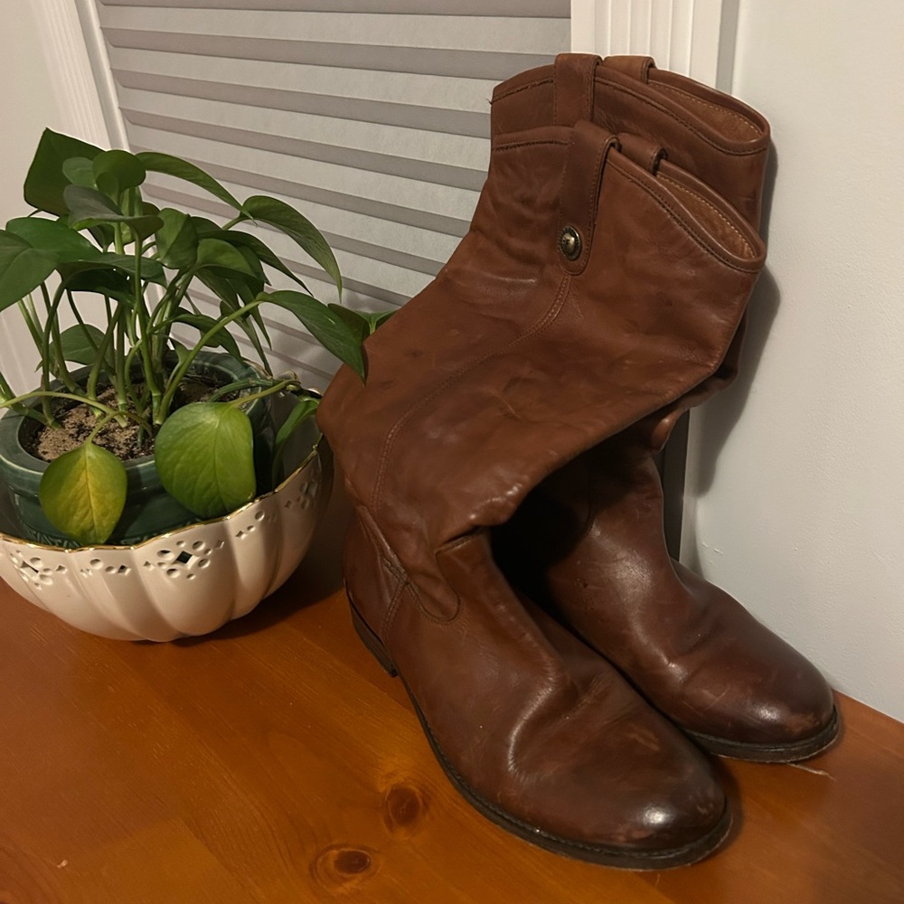 Frye Women's Brown Leather Boots